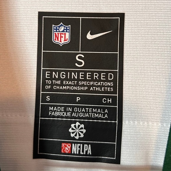 New York Jets Mens Large Nike Aaron Rodgers #8 White OnField NFL Football Jersey - Picture 3 of 8